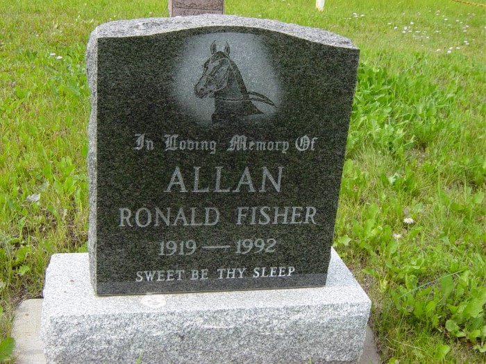 ALLAN, Ronald Fisher
