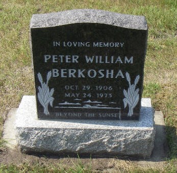 BERKOSHA, Peter William
