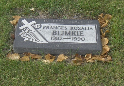 BLIMKIE, Frances Rosalia