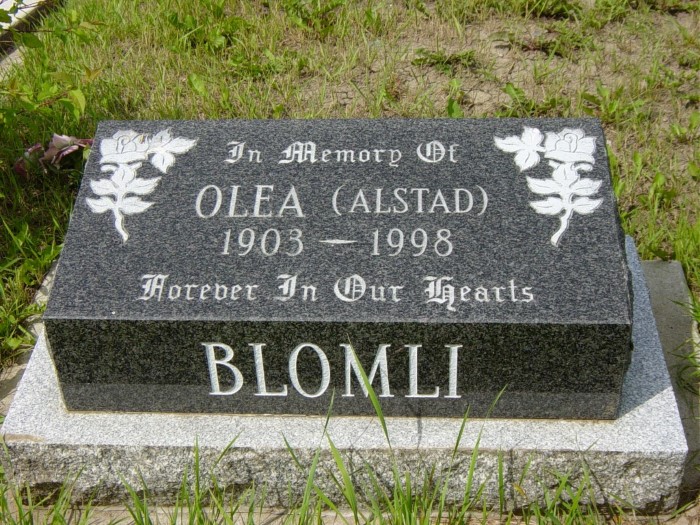 BLOMLI, Olea (ALSTAD)