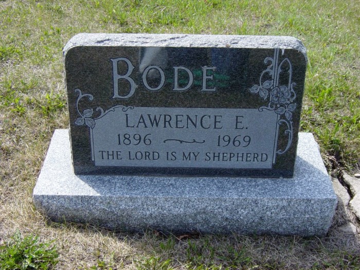 BODE, Lawrence E