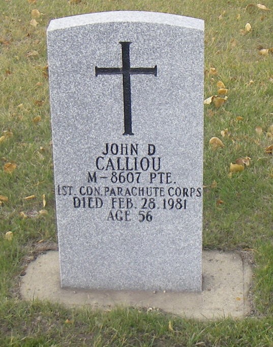 CALLIOU, John D