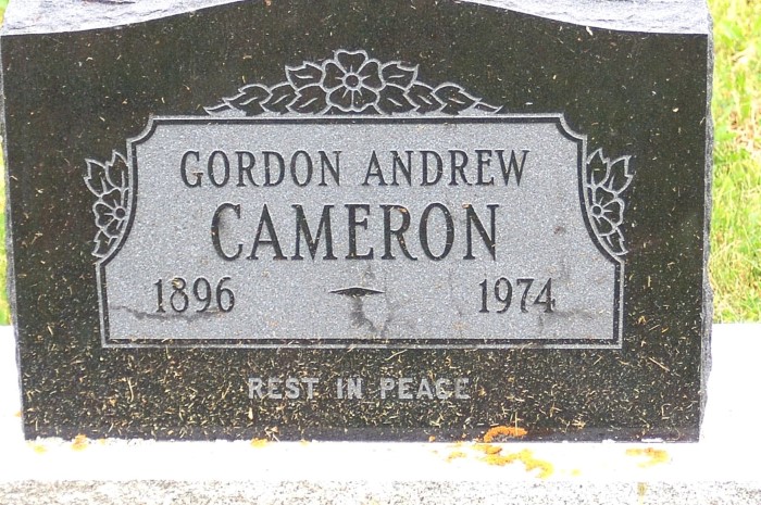 CAMERON, Gordon Andrew