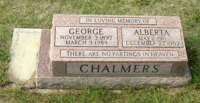 CHALMERS, George