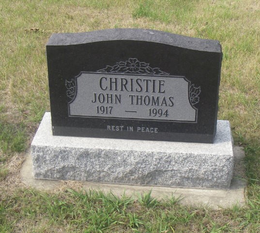 CHRISTIE, John Thomas