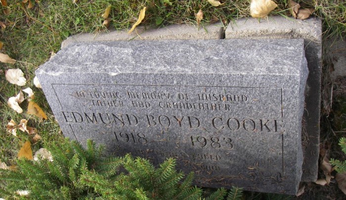 COOKE, Edmund Boyd