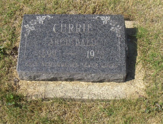 CURRIE, Archibald