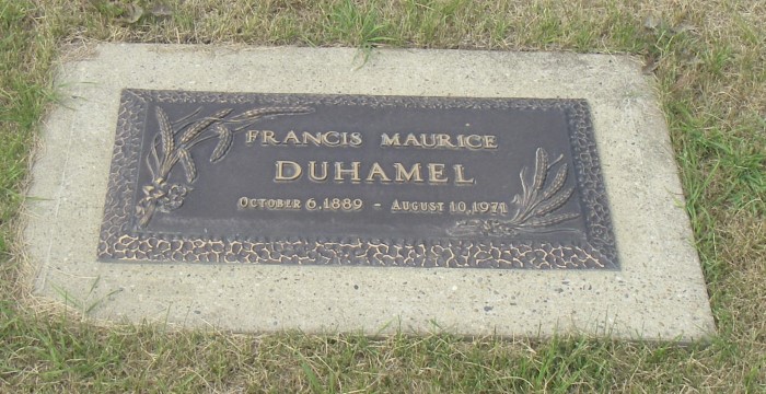 DUHAMEL, Francis Maurice