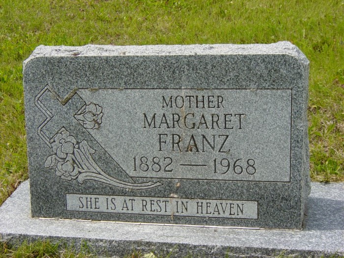 FRANZ, Margaret