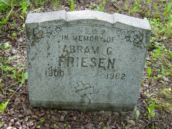 FRIESEN, Abram G