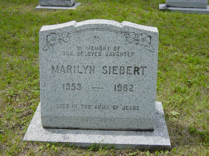 SIEBERT, Marilyn