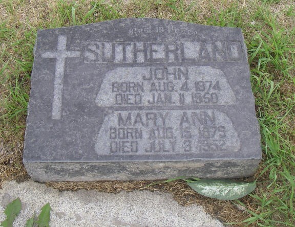 SUTHERLAND, John