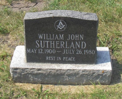 SUTHERLAND, William John