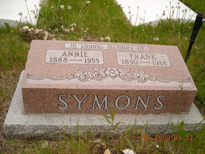 SYMONS, Frank
