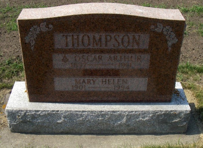 THOMPSON, Oscar Arthur