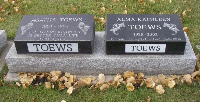 TOEWS, Alma Kathleen