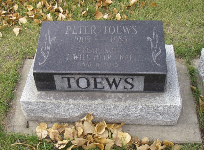 TOEWS, Peter