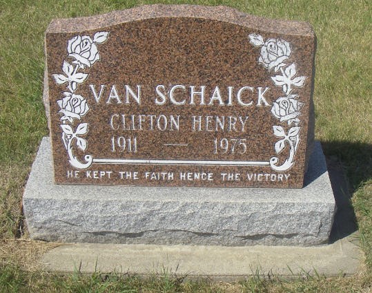 VAN SCHAICK, Clifton Henry