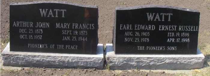 WATT, Earl Edward