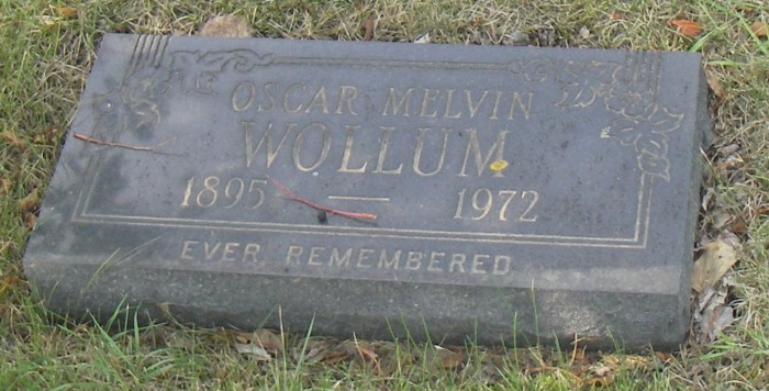 WOLLUM, Oscar Melvin